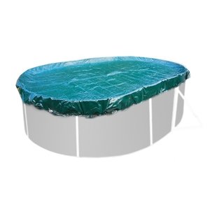 Krycia plachta pre oválne bazény Miami / Orlando Premium SUPREME 3,66 x 7,32 m - zelená