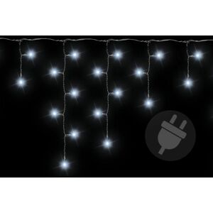 Nexos 38537 Vianočný svetelný dážď 600 LED studená biela - 11,9 m