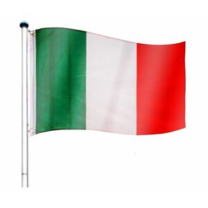 Vlajkový stožiar vrátane vlajky Taliansko - 650 cm